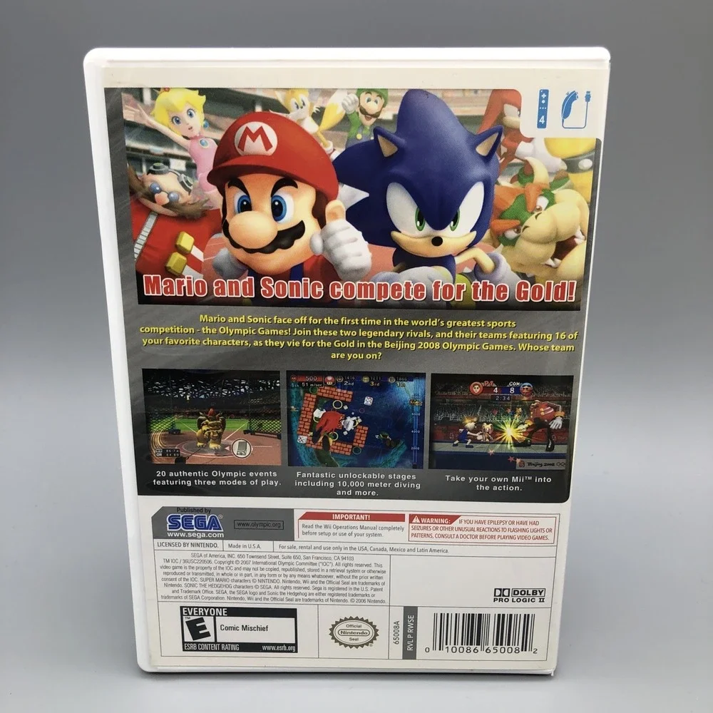 Wii mario sonic